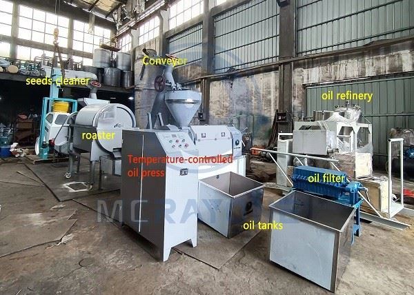 MINI PEANUT OIL EXTRACTING LINE